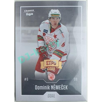 2022/23 Goal Cards Chance Liga 1. série #102 Dominik Němeček Expo Pardubice