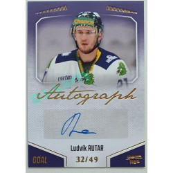 2022/23 Goal Cards Chance Liga 1. série #A-74 Ludvík Rutar Autograph 32/49
