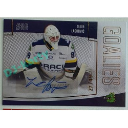 2022/23 Goal Cards Chance Liga 2. série #38 Jakub Lackovič Goalies Autograph xx/49