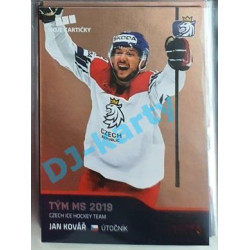 2020 MK reprezentace Jan Kovář Tým MS 2019 #63 14/25 Red