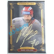2021 OFS Kingdom of Lions Radek Smoleňák #A15 2/5 Authentic Signature GOLD