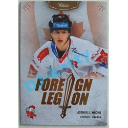 2020/21 OFS 2. série Joshua J. Mácha #FL-JJM Foreign Legion GOLD /77