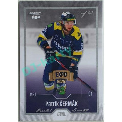 2022/23 Goal Cards Chance Liga 1. série #184 Patrik Čermák Expo Pard. Silver 1 of 3