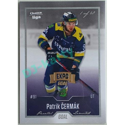2022/23 Goal Cards Chance Liga 1. série #184 Patrik Čermák Expo Pard. Silver 1 of 3