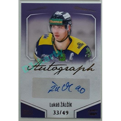 2022/23 Goal Cards Chance Liga 1. série #A-76 Lukáš Žálčík Autograph 14/49