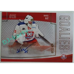 2022/23 Goal Cards Chance Liga 2. série #37 Marek Slíž Goalies Autograph xx/49