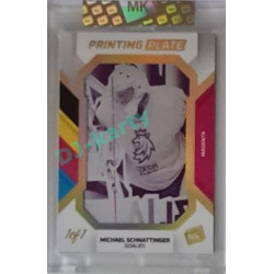 2023 MK The Gamers #PP-MS Michal Schnattinger 2022 Goalies Printing Plate 1/1 Magenta