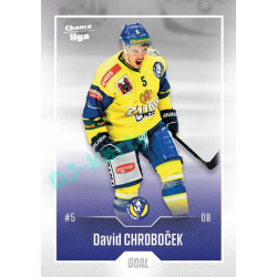2022/23 Goal Cards Chance Liga 1. série #088 David Chroboček