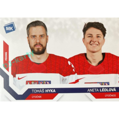 2021/22 MK reprezentace #089 T. Hyka / A. Lédlová ZOH