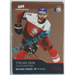 2020 MK reprezentace Michael Frolík Tým MS 2019 #64 14/25 Red