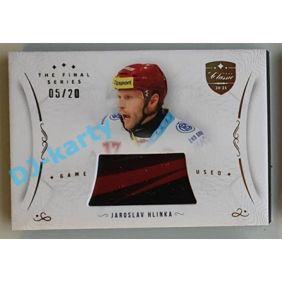 2021/22 OFS The Final Series Jaroslav Hlinka #STI-HLJ 05/20 Game Used Stick Gold