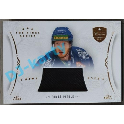 2021/22 OFS The Final Series Tomáš Pitule #STI-PIT Game Used Stick Gold PROMO