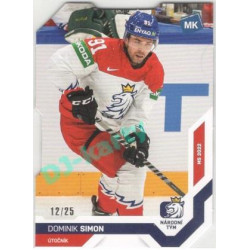2021/22 MK reprezentace #052 Dominik Simon MS Die Cut 12/25