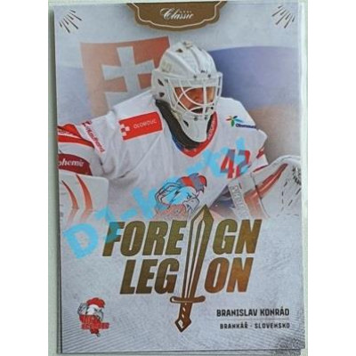 2020/21 OFS 2. série Branislav Konrád #FL-BKO Foreign Legion GOLD /77