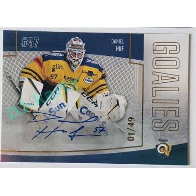 2022/23 Goal Cards Chance Liga 1. série #G-18 Daniel Huf Goalies Autograph 25/49
