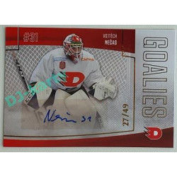2022/23 Goal Cards Chance Liga 2. série #36 Vojtěch Nečas Goalies Autograph xx/49