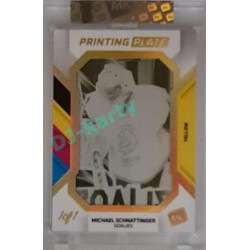 2023 MK The Gamers #PP-MS Michal Schnattinger 2022 Goalies Printing Plate 1/1 Yellow
