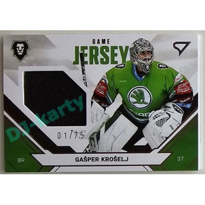 2021/22 Sportzoo TIPSPORT ELH Gašper Krošelj #JS-GK 01/75 Game Jersey