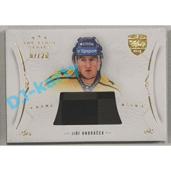 2021/22 OFS The Final Series Jiří Ondráček #STI-ONJ 07/20 Game Used Stick Gold
