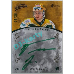 2021 Legendary Cards League Dynasty Vsetín Josef Podlaha #20 24/30 Signature