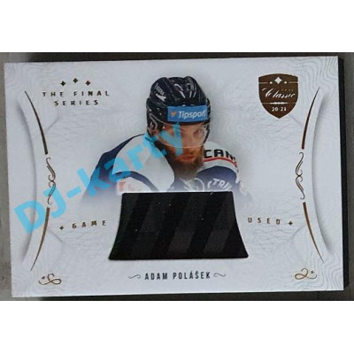 2021/22 OFS The Final Series Adam Polášek #STI-POM Game Used Stick Gold PROMO