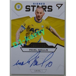 2021/22 Sportzoo Fortuna Liga Pavel Moulis #S1-PM 160/199 Signed Stars level 1