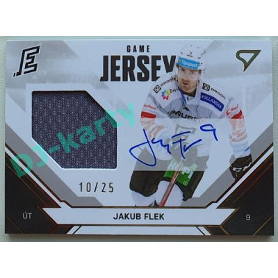 2021/22 Sportzoo TIPSPORT ELH 2. série #JS-JF Jakub Flek Game Jersey Auto 10/25