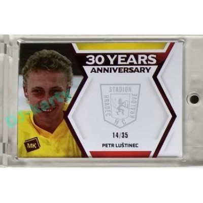2024 MK Stadion znovu v akci #30YA-11 Petr Luštinec Red parallel xx/35