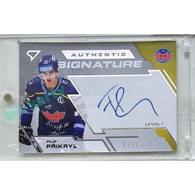 2023/24 Sportzoo ELH 2. serie #SL1-PR Filip Přikryl Authentic Signature Level 1 xx/130