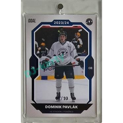 2023/24 Goal cards Chance Liga 2. série #273 Dominik Pavlák Blue 10/10