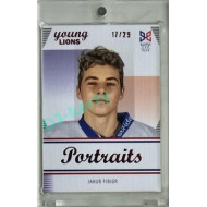 2023/24 Legendary Cards Hlinka Gretzky Cup Young Lions #P-04 Jakub Fibigr Portréty Canvas xx/29