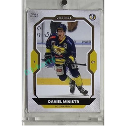 2023/24 Goal cards Chance Liga 1. série #106 Daniel Ministr Gold 1of20