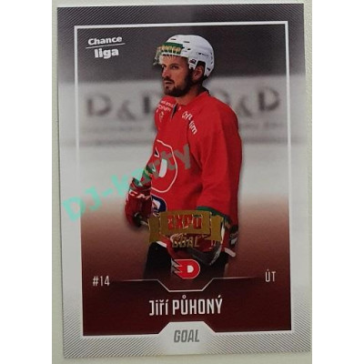 2022/23 Goal Cards Chance Liga 1. série #151 Jiří Půhoný Expo Pardubice