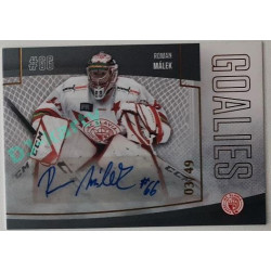 2022/23 Goal Cards Chance Liga 1. série #G-10 Roman Málek Goalies Autograph 03/49