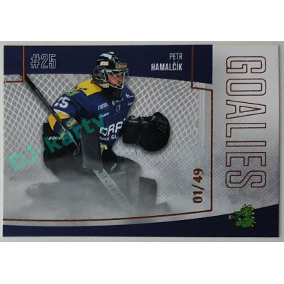 2022/23 Goal Cards Chance Liga 1. série #G-16 Petr Hamalčík Goalies Parallel 01/49