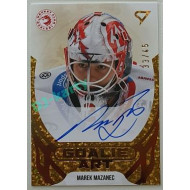 2022/23 Sportzoo ELH 2. série #GAS-MM Marek Mazanec Goalie Art AUTO xx/45