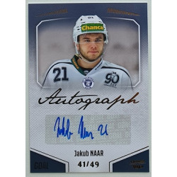 2022/23 Goal Cards Chance Liga 2. série #133 Jakub Naar Autograph xx/49