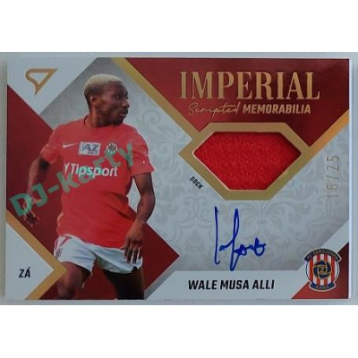 2022/23 Sportzoo Fortuna Liga 2. série #IM-WA Wale Musa Alli Imperial Scripted Memorabilia 16/25