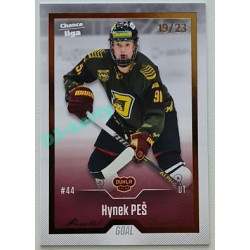 2022/23 Goal Cards Chance Liga Update #408 Hynek Peš Gold xx/23