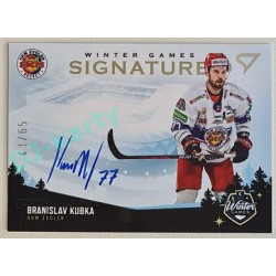 2023 Sportzoo Winter Games #WS1-BK Branislav Kubka Signature Level 1 41/65