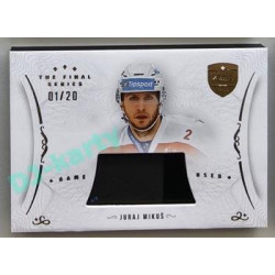 2021/22 OFS The Final Series Juraj Mikuš #STI-MIJ 01/20 Game Used Stick Gold