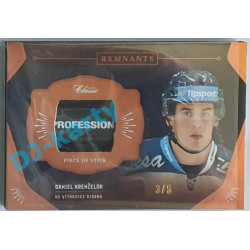 2020/21 OFS 1.série Daniel Krenželok #RPS-DKR 3/5 Game Used Remnants Black Cut