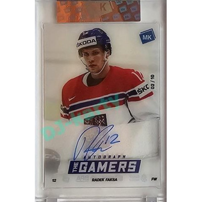 2023 MK The Gamers Extended #TG-RF Radek Faksa Legends autographs BLUE 02/10