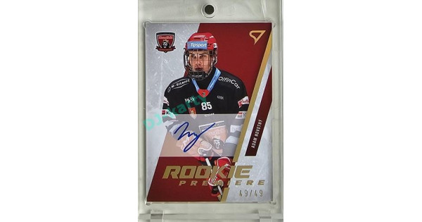 2023/24 Sportzoo ELH 2. serie #RPS-AN Adam Novotný Rookie Premiere Auto ...