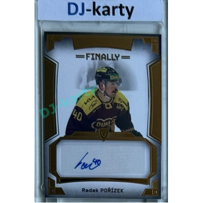 23/24 Goal Cards Finally Season #A-46 Radek Pořízek 14/20
