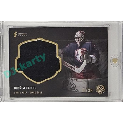 2024 LC Saves Help #SH-09 Ondřej Kacetl Jersey Memorabilia Gold 19/39