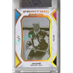 2023 MK The Gamers Extended #PP-JK Jan Kovář BASE Printing Plates 2023 Yellow 1of1