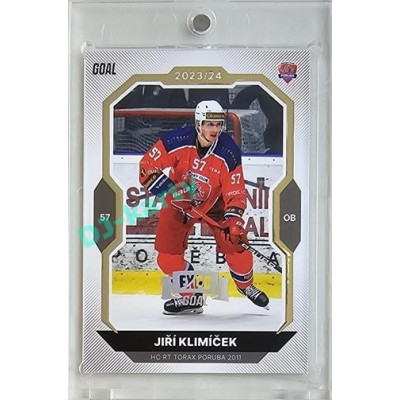 2023/24 Goal cards Chance Liga 2. série #261 Jiří Klimíček Expo Silver 1of7