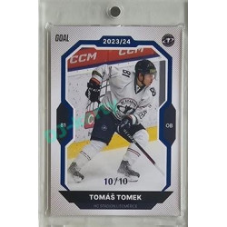 2023/24 Goal cards Chance Liga 2. série #274 Tomáš Tomek Blue 10/10