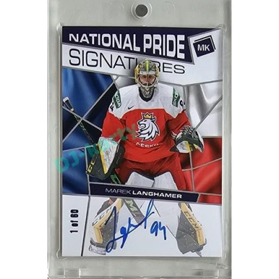 2023 MK reprezentace #NPS-11 Marek Langhamer National Pride Signatures BLUE 1of60
